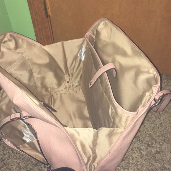 Blush colored tote bag. - Picture 5 of 7